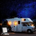Outdoor LED floodlight 100W - 12-24V DC - 120º - IP66
