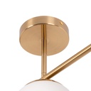 Triple crystal ball ceiling lamp "TALÍ" - 3xE27