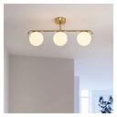 Triple crystal ball ceiling lamp "TALÍ" - 3xE27