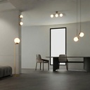 Triple crystal ball ceiling lamp "TALÍ" - 3xE27