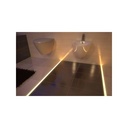 Aluminum profile for waterproof recessed LED strip 27x11mm (2metros)