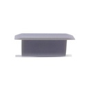 Side cover for recessed floor profile 27x11mm (1pc)
