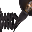Vintage interior wall sconce with bellows "Flack" - E27