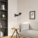 Vintage interior wall sconce with bellows "Flack" - E27