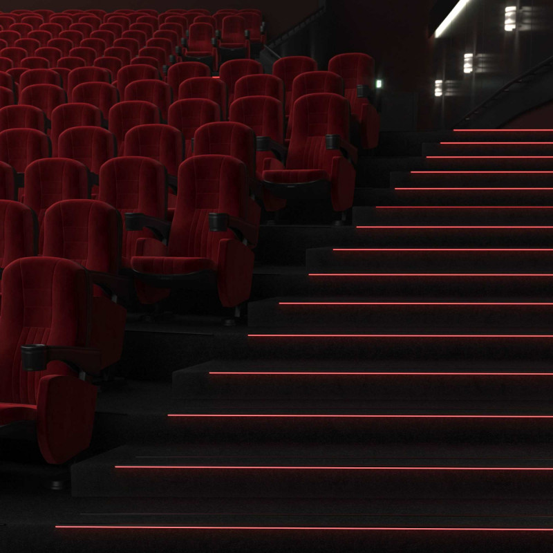 LED strip profile for staircase - 80x50mm - 2 meters
