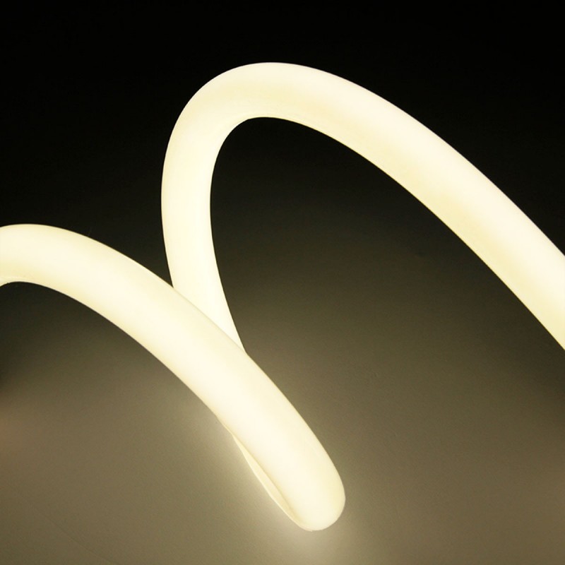 Flexible LED neon 360º circular - 24V DC - Ø20mm - 5 meters - 13W/m - Complete kit - IP67