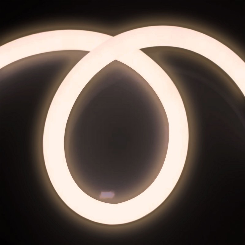 Flexible LED neon 360º circular - 24V DC - Ø20mm - 5 meters - 13W/m - Complete kit - IP67