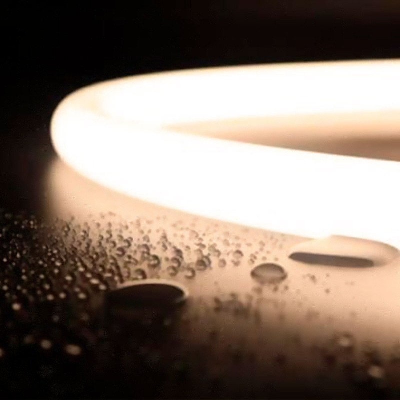 Flexible LED neon 360º circular - 24V DC - Ø20mm - 5 meters - 13W/m - Complete kit - IP67