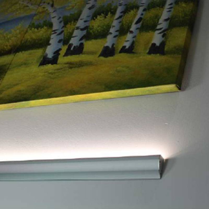 Aluminum profile for LED strip wall washer 18x44mm (2mt)