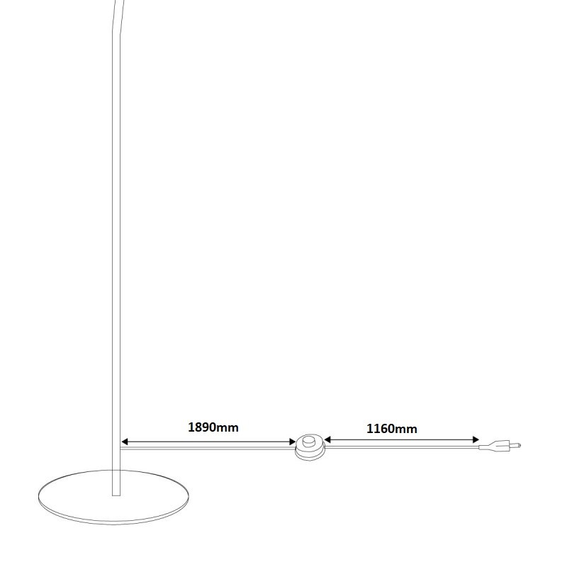 Wood and wicker floor lamp "Frankie" - E27