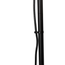 Wood and wicker floor lamp "Frankie" - E27