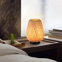 Wicker table lamp "CARL" - E27