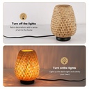 Wicker table lamp "CARL" - E27