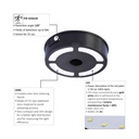 MINILOT/ROSETTA" solar street lamp with PIR sensor - 3 operating modes