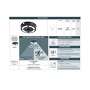 MINILOT/ROSETTA" solar street lamp with PIR sensor - 3 operating modes