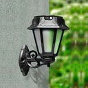 BISSO/ROSETTA" wall-mounted solar garden lantern with PIR sensor - 3 operating modes - CCT