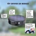 BISSO/ROSETTA" wall-mounted solar garden lantern with PIR sensor - 3 operating modes - CCT