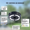 BISSO/ROSETTA" wall-mounted solar garden lantern with PIR sensor - 3 operating modes - CCT