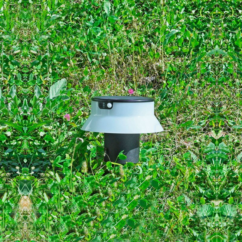 Solar LED bollard with stake "FELICE 200 SPIKE" 18cm with PIR sensor - 3 modes of operation - CCT