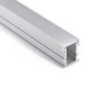 Aluminum profile for recessed LED strip 21x26mm IP54 (2meters)