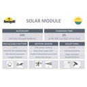 Solar LED bollard "FELICE 800" 73cm with PIR sensor - 3 operating modes
