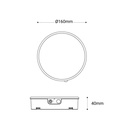 Solar LED bollard "FELICE 800" 73cm with PIR sensor - 3 operating modes