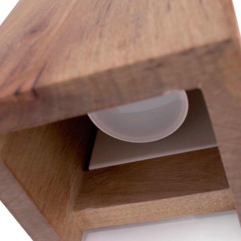 Bidirectional wall light wood "Durga" - 2 x GU10 - Indoor