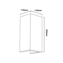 Bidirectional wall light wood "Durga" - 2 x GU10 - Indoor