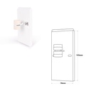 Bidirectional wall light wood "Durga" - 2 x GU10 - Indoor