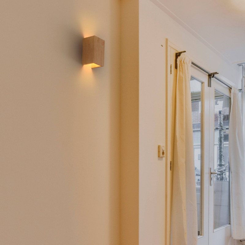 Bidirectional wall light wood "Durga" - 2 x GU10 - Indoor