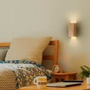 Bidirectional wall light wood "Durga" - 2 x GU10 - Indoor
