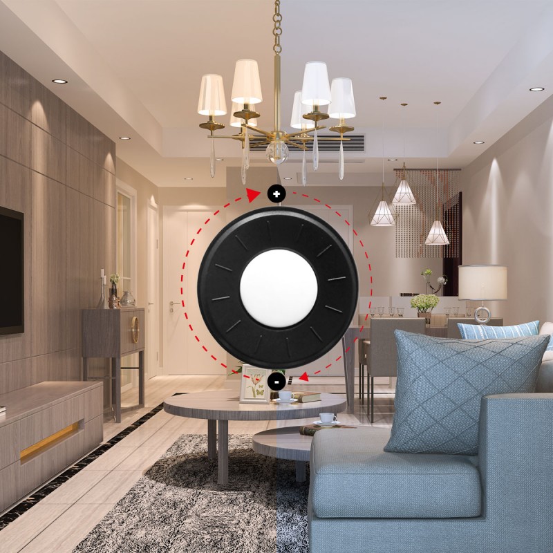 Controller Controller LED Monocolor/CCT - 4 Zones -Rotating wheel - FUT006 - Mi Light - Mi Boxer