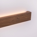 Wood linear wall light "Wooden" - Dimmable - 24W - 100cm