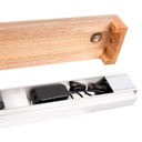 Wood linear wall light "Wooden" - Dimmable - 24W - 100cm