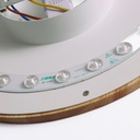 Circular wooden wall light "Lune" - 12W - Ø 20cm