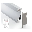 Recessed profile for wall washer 26x78mm socket (2mt)