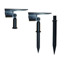 LED outdoor solar spotlight with spike - 1W (2x0,5W) - IP65