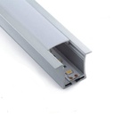 Aluminum profile for recessed LED strip 36x28mm (2metros)