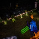 LED outdoor solar spotlight with spike - 1W (2x0,5W) - IP65