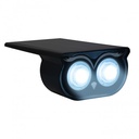 LED outdoor solar spotlight with spike - 1W (2x0,5W) - IP65