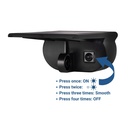 LED outdoor solar spotlight with spike - 1W (2x0,5W) - IP65