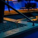 Pack x 2 - LED CCT outdoor solar spotlight with spike - 1W - IP65