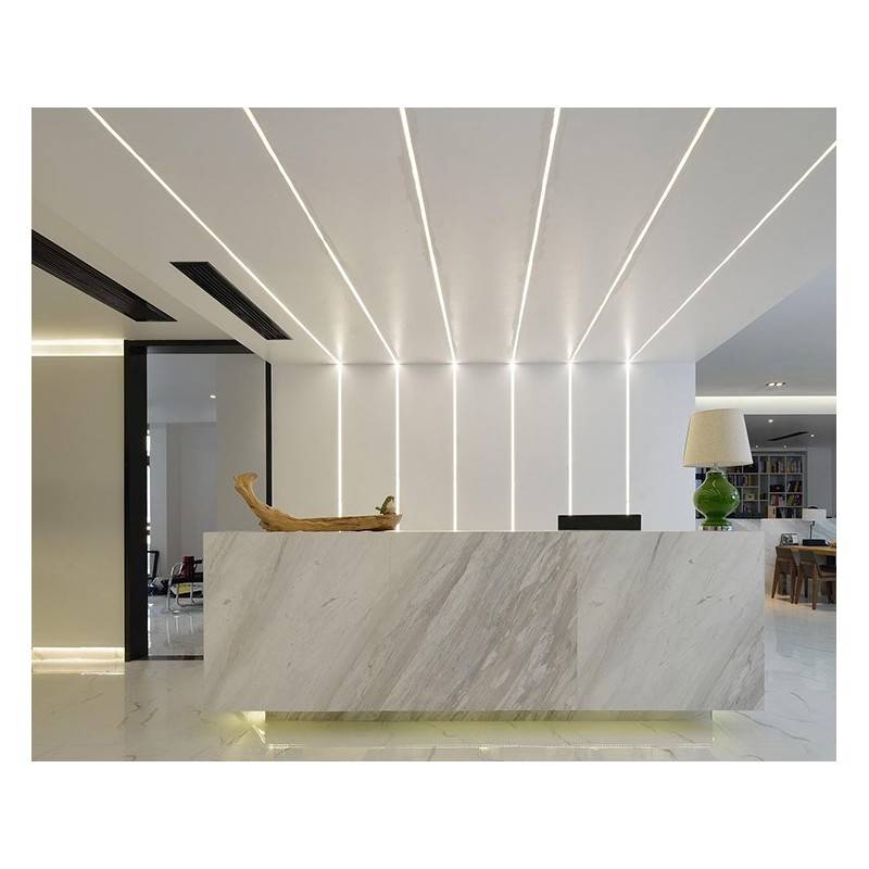 Aluminum profile for recessed LED strip 36x28mm (2metros)