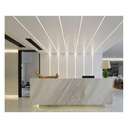 Aluminum profile for recessed LED strip 36x28mm (2metros)