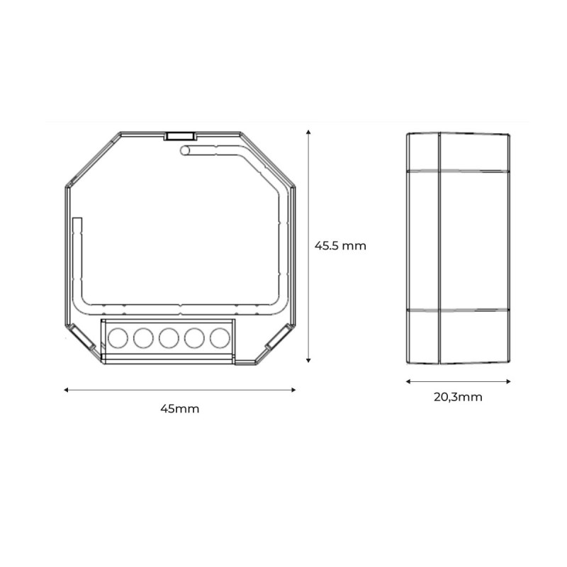 Sunricher 2 in 1 Converter: DALI to 0-10V + DALI Relay