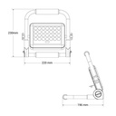 Portable LED work light 60W - IP65 - 6000K
