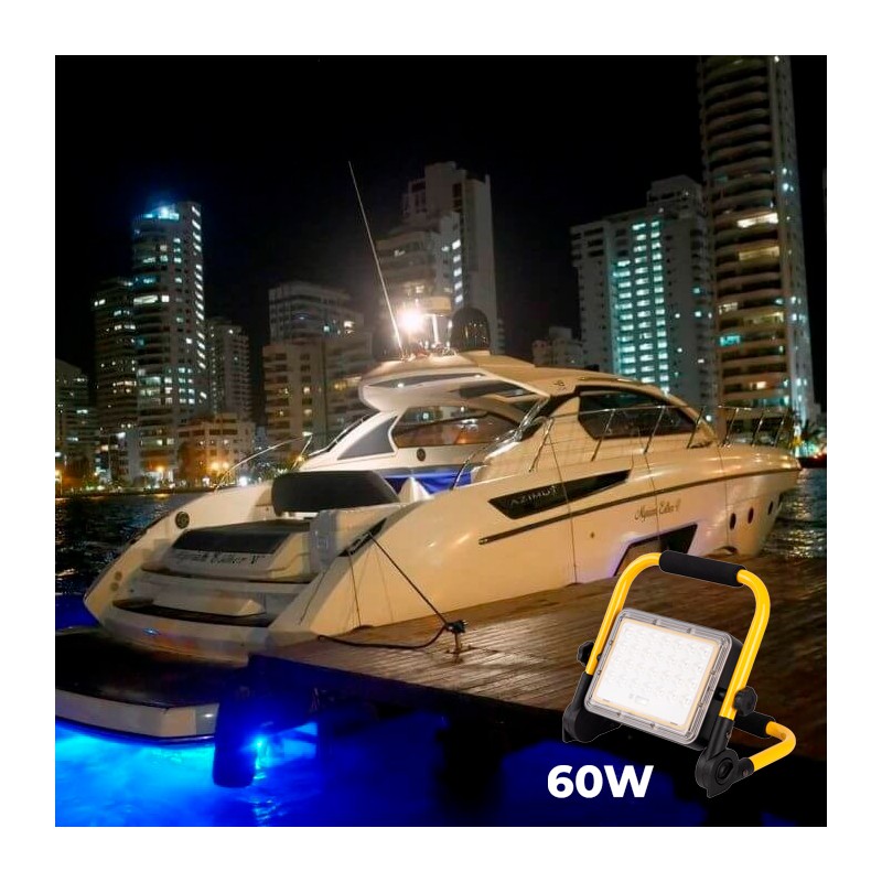 Portable LED work light 60W - IP65 - 6000K