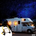 Portable LED work light 60W - IP65 - 6000K