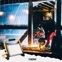 Portable LED work light 100W - IP65 - 6000K