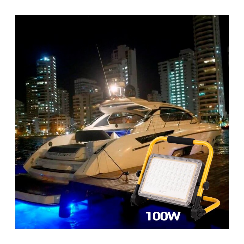 Portable LED work light 100W - IP65 - 6000K
